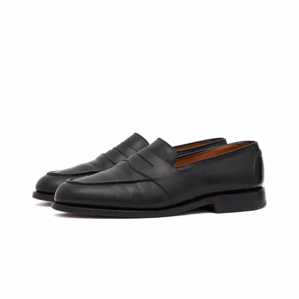 $850 Allen Edmonds Randolph Black Shell Cordovan Penny Loafer — US 10 EEE